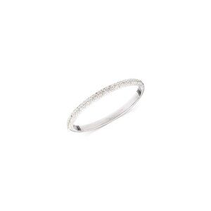 Anne Klein Womens One Size Rhinestone Crystal Pavé Bangle Bracelet in Silver $28
